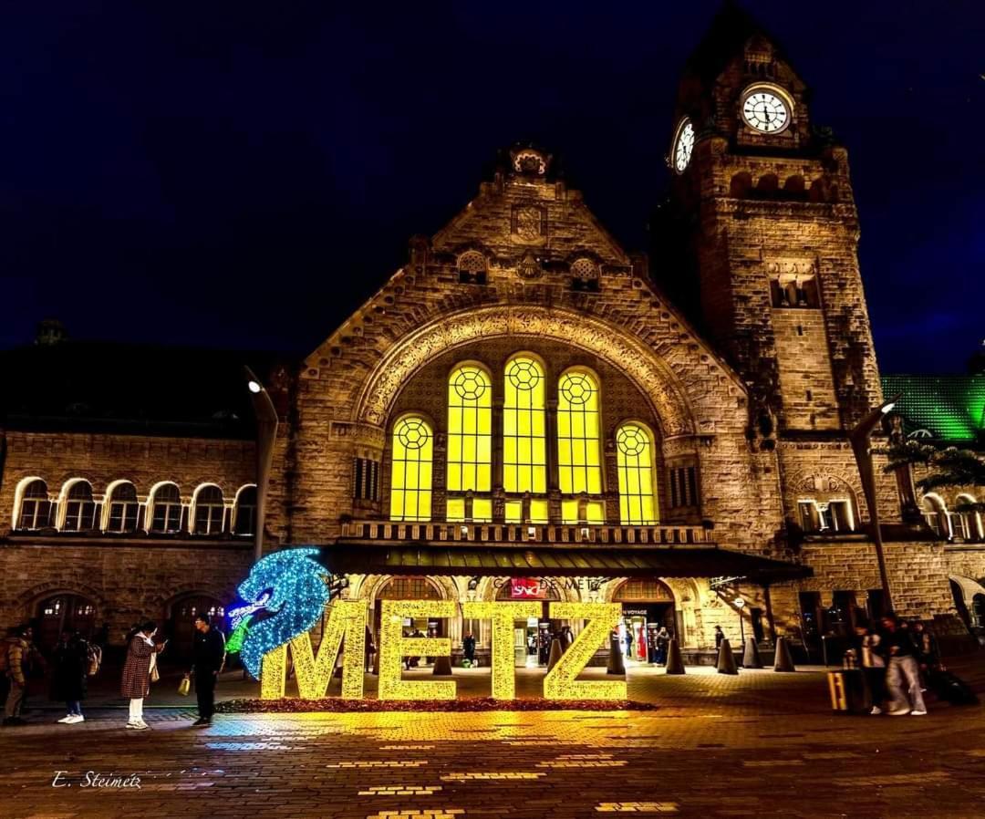 F2 65M2 Parking Prive Avec Une Belle Vue Metz Zewnętrze zdjęcie